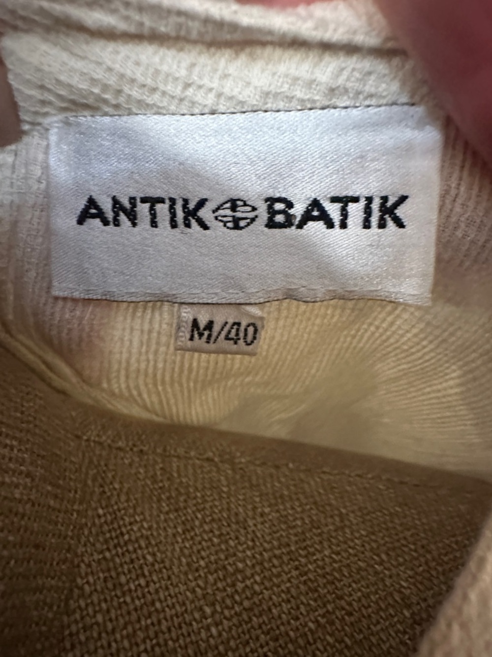 Anthropologie Antik Batik Cotton Ivory Long-Sleeve Black Embroidered Dress - Picture 11 of 16